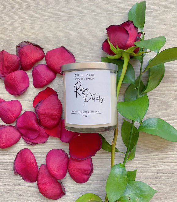 Rose Petals Soy Candle