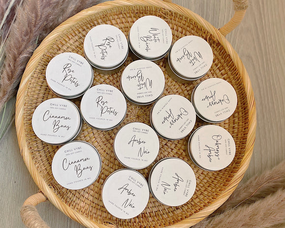Soy Candle Samples